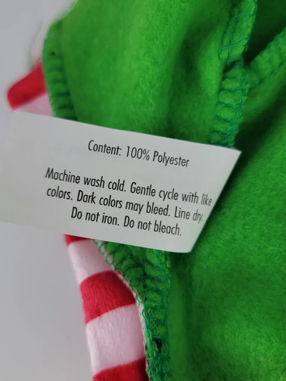 Best Brands Elf Pet Costume Hooded Green Red White Size XSmall